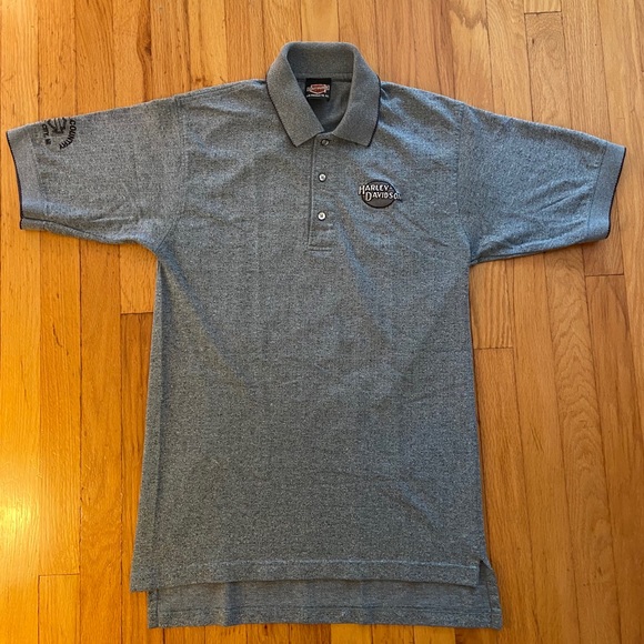 Harley Davidson Polo Size M Cement City, MI Size M - Picture 1 of 5